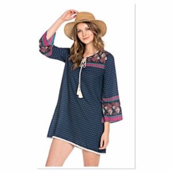 🎉HP🎉BOHO STYLE DRESS/TUNIC - Picture 3 of 4